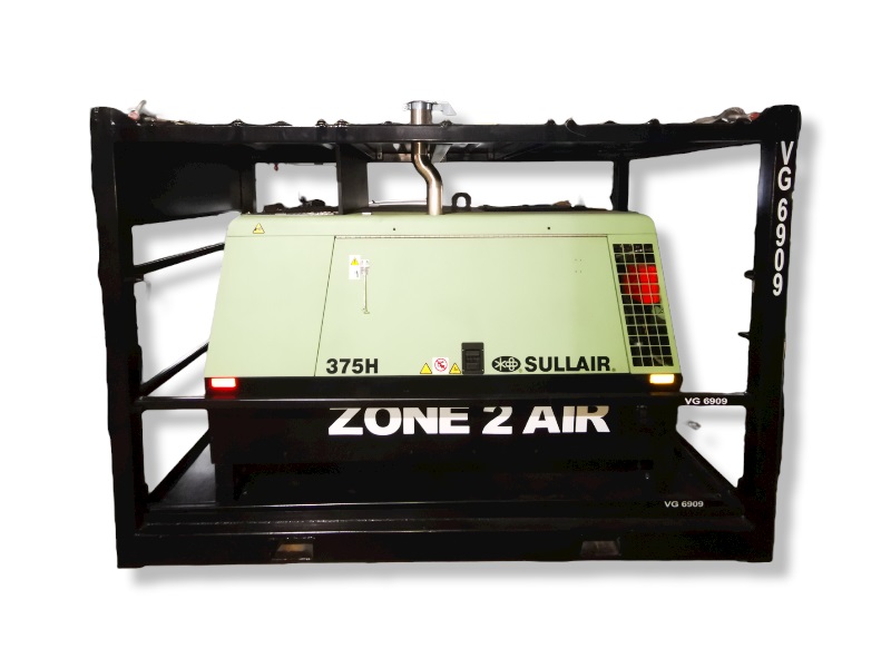 Sullair 375H Zone 2 air compressor