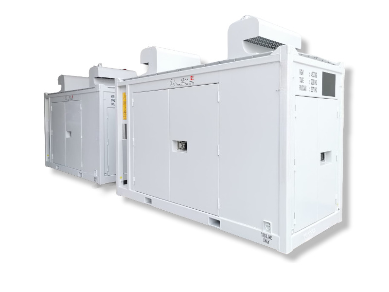 30 kVA Zone 2 diesel generator — ATEX Zone 2 certified skid unit
