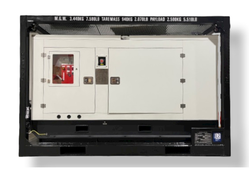 45 kVA Zone 2 diesel generator — ATEX Zone 2 certified skid unit