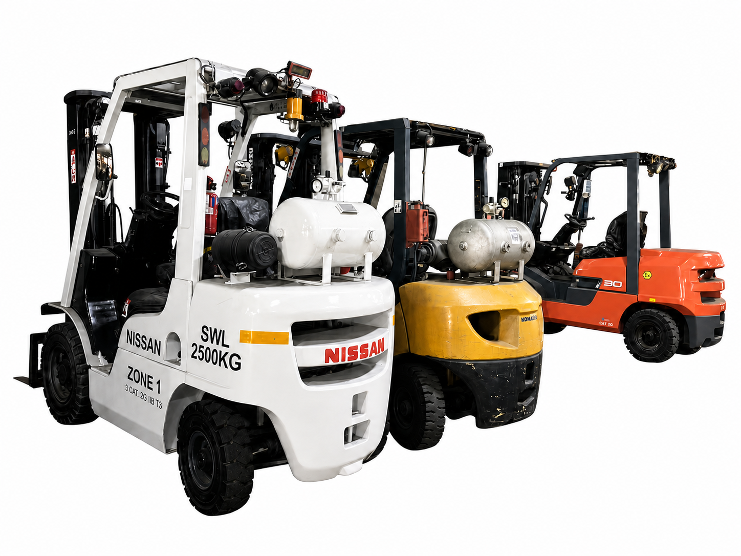 Rental forklift